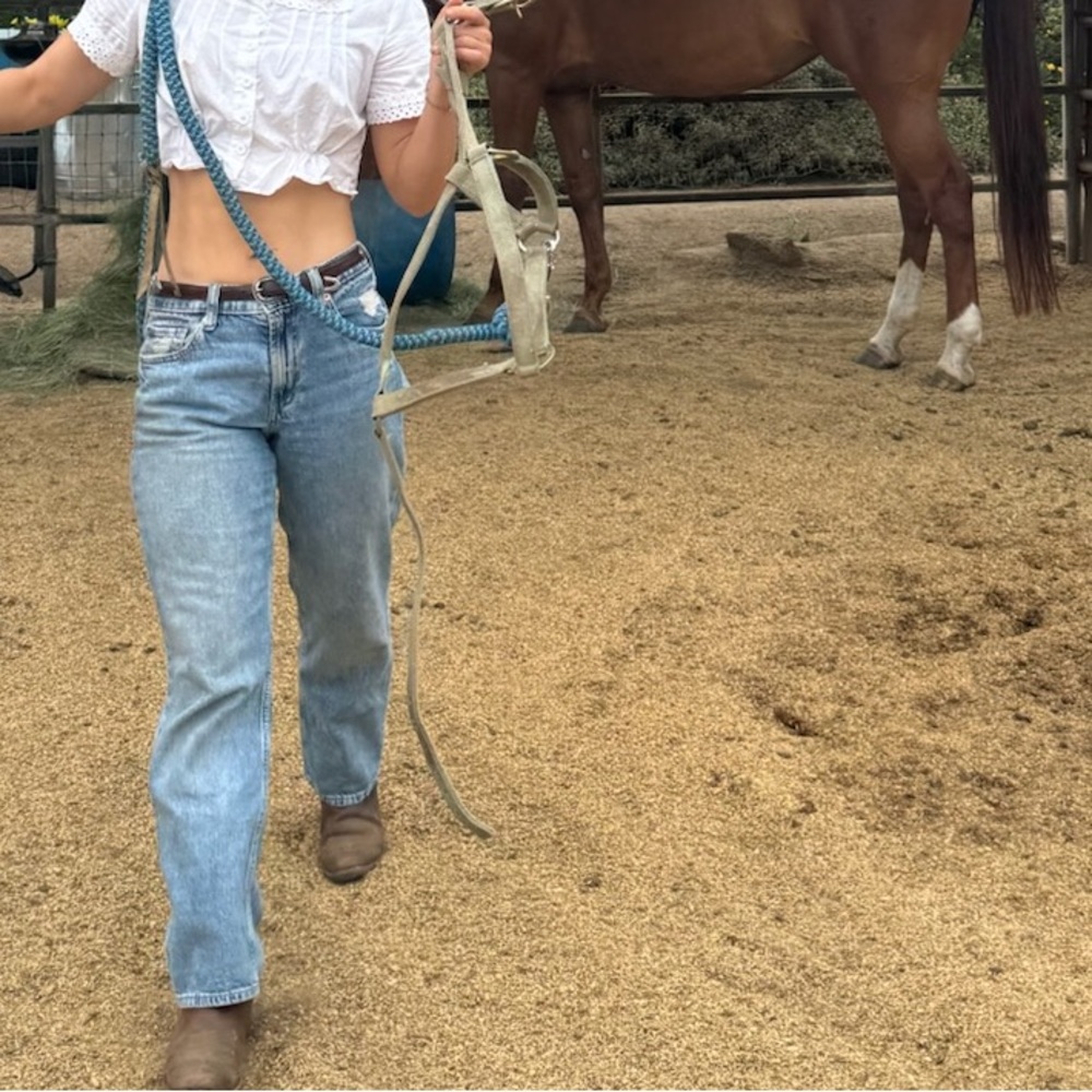 GAP Blue Boot Cut Jeans Loose Fit